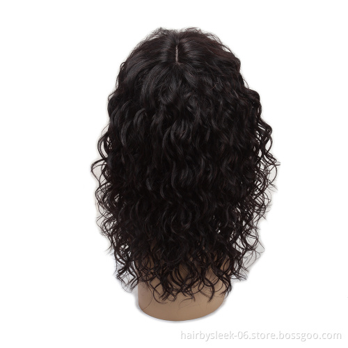 Wholesale 10A Senior black bob body wave With Bangs double drawn machine made with skin remy human hair wigs for black woman